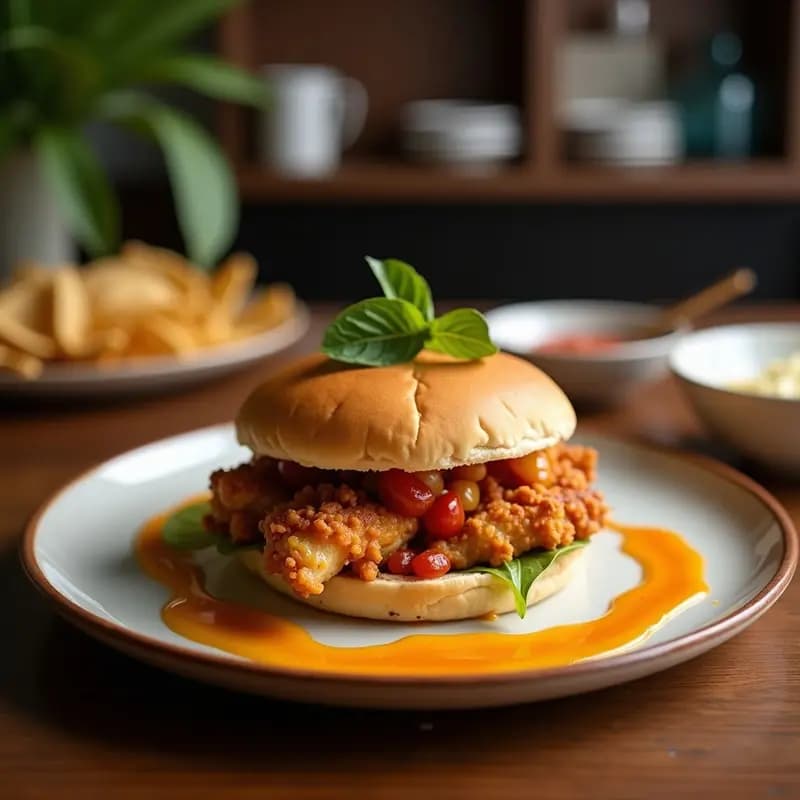 Sándwich de Pollo Crujiente con Mantequilla de Maní y Mermelada: El Clásico que Nunca Pasa de Moda