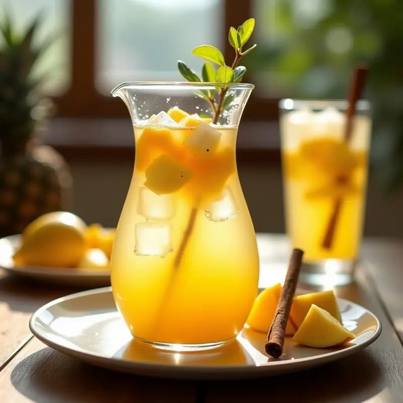 Sangría Blanca con Frutas Tropicales: Versión Refrescante del Clásico Español