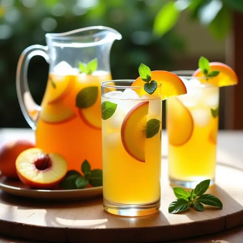 Sangría Blanca con Melocotón y Albahaca: Bebida Refrescante para el Verano