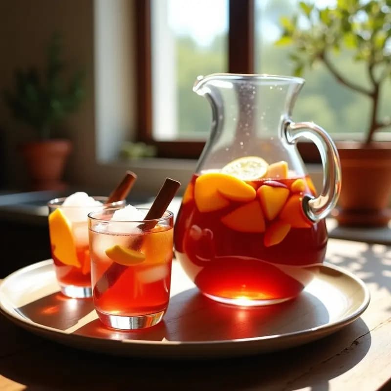 Sangría de frutas de temporada: Bebida Refrescante para Veranos Españoles