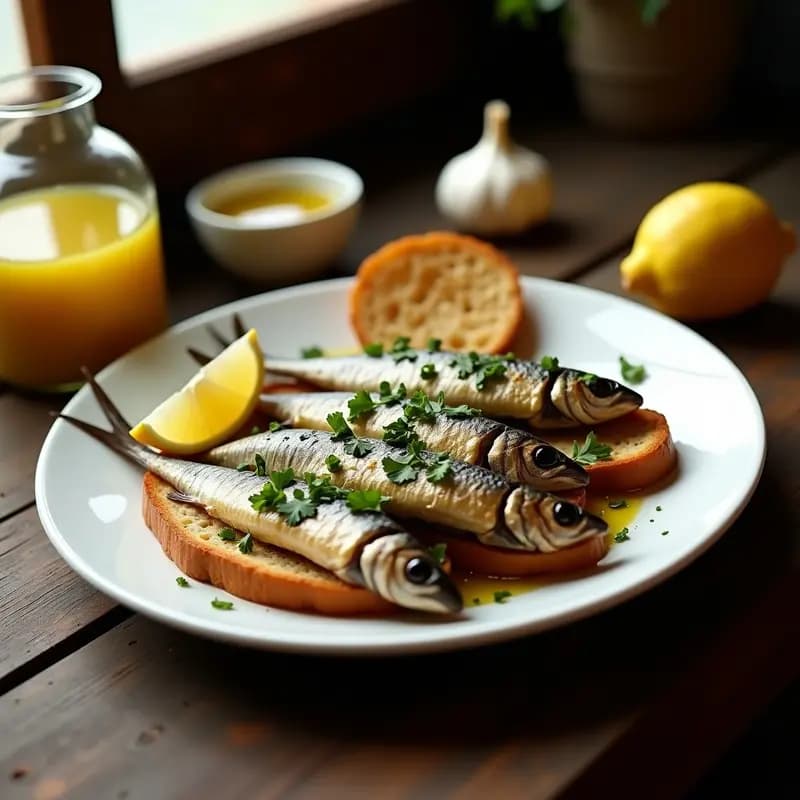 Sardinas Asadas con Pan y Ajo: Receta de Verano en la Barbacoa o Horno