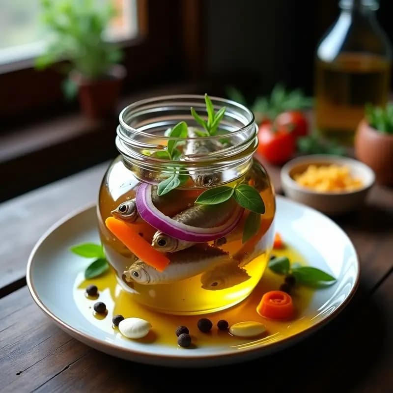 Sardinas en escabeche con vinagre y laurel: Receta de tapas fácil y duradera