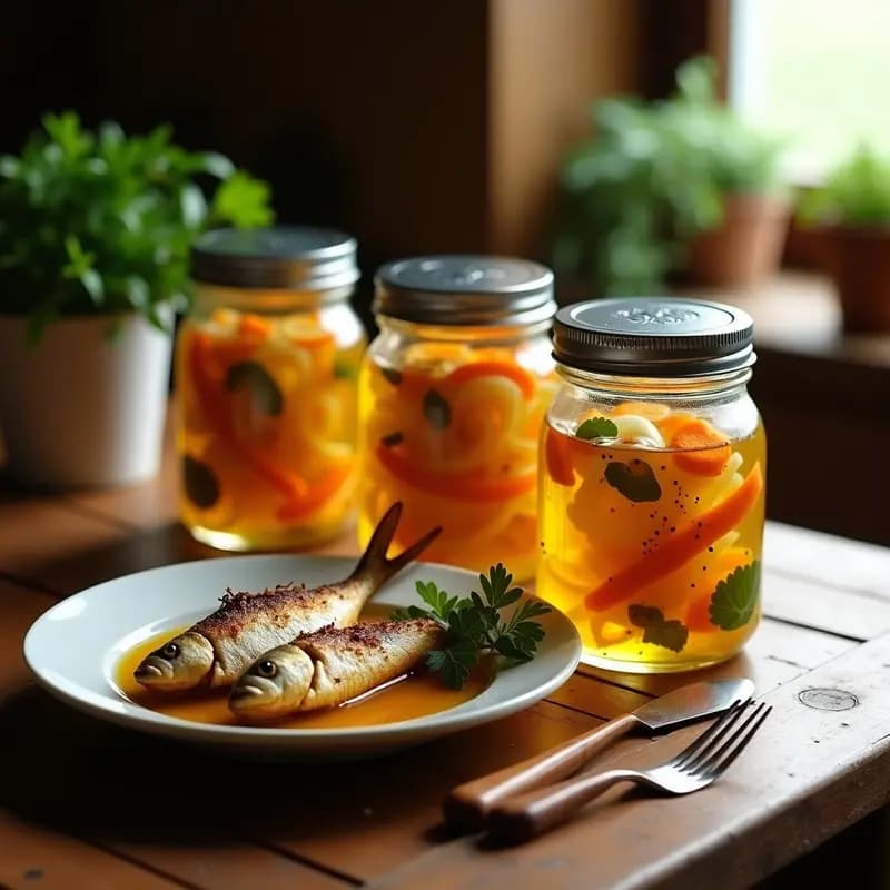 Sardinas en Escabeche con Zanahoria y Cebolla: Receta para Conservar en Tarro