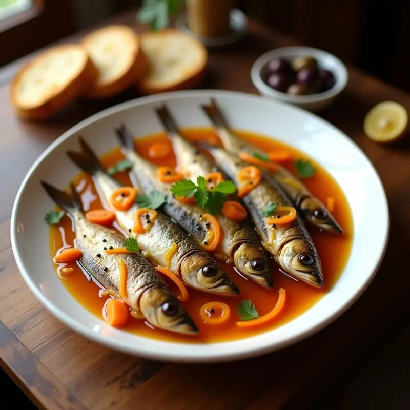 Sardinas en Escabeche: Receta Fría para Tapas o Entrantes