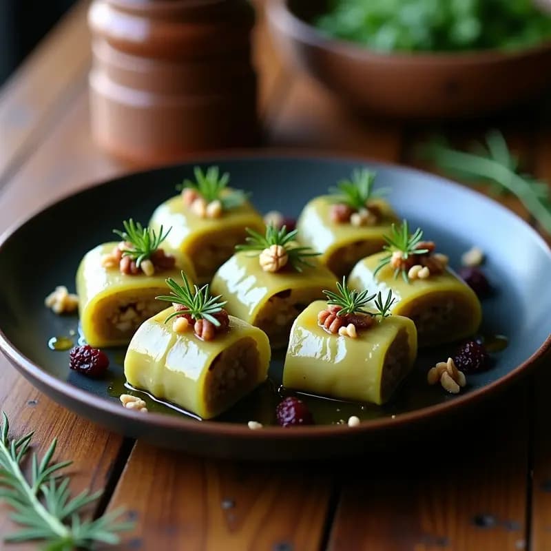 Sarmale de Col y Arroz Salvaje: rollitos Rumanos Rellenos con Toque Silvestre
