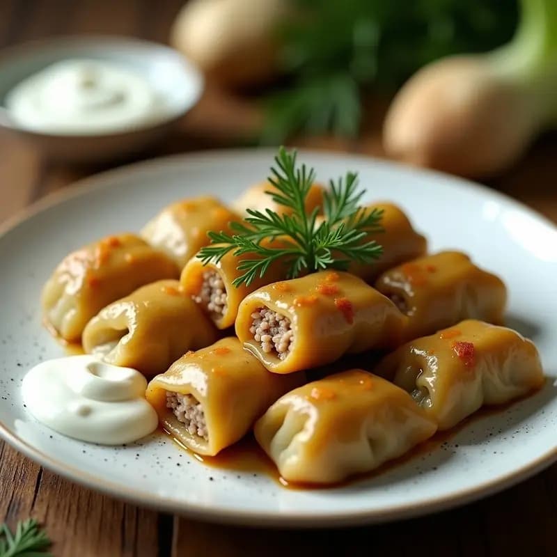 Sarmale Rumanos con Col Fermentada: Receta Tradicional en Airfryer y Sin Aceite