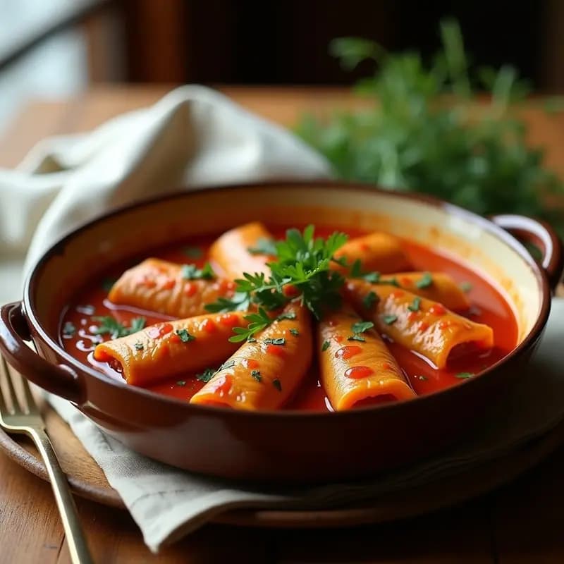 Sarmale Rumanos: Rellenos de Carne de Pavo y Arroz Integral en Olla Lenta