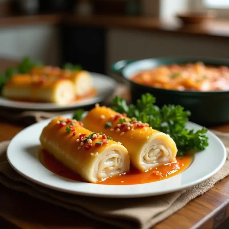 Sarmale Rumanas con Repollo y Carne de Pavo: Rollitos al Horno Sin Lácteos