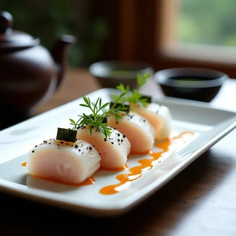 Sashimi de Corvina con Salsa Ponzu y Rábanos Daikon: Receta Japonesa Crudivegana