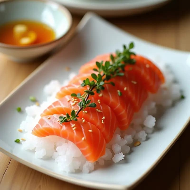Sashimi de Salmón con Salsa Ponzu: Receta Japonesa Fresca y Elegante