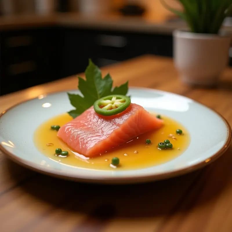 Sashimi de Sandía y Jalapeño: Entrante Mexicano-Japonés Fresco y Picante