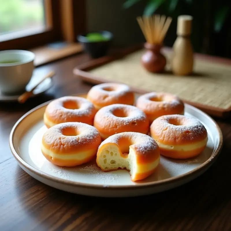 Sata Andagi: Donas Valencianas de Okinawan con Azúcar Glas