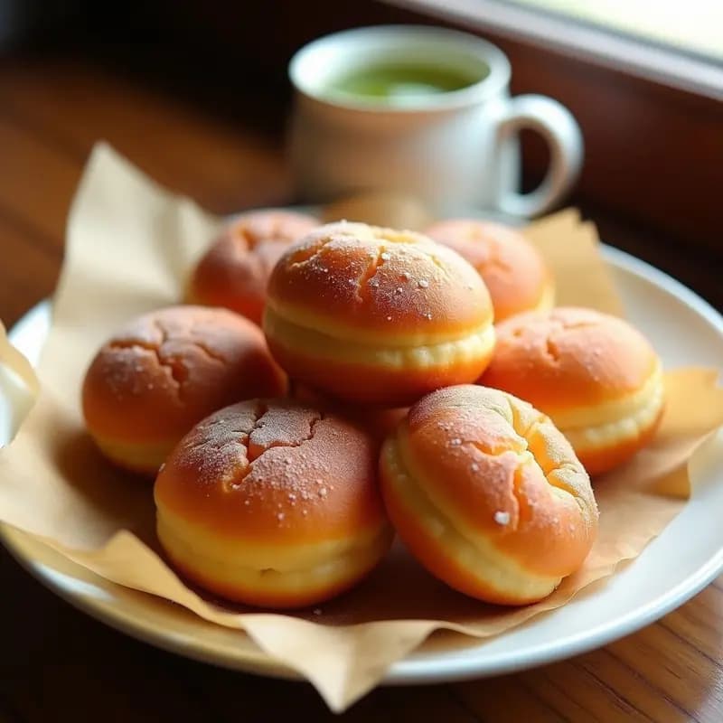 Sata Andagi de Okinawa: Donas Japonesas Sin Gluten y Esponjosas