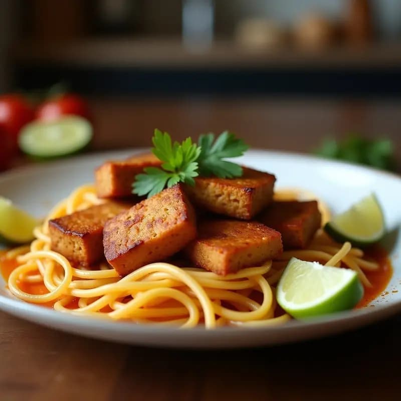 Satay de Tofu con Cacahuete y Lima: Brochetas Tailandesas Veganas a la Parrilla