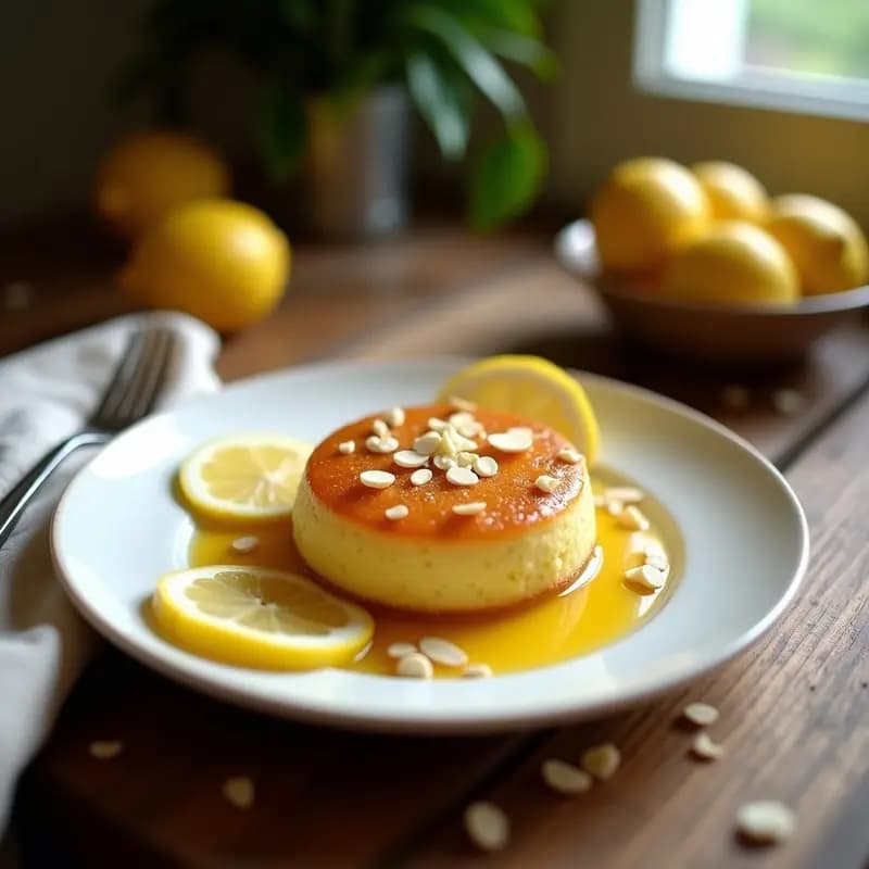 Sdocada de Limón y Aceite de Oliva: Postre Sardo Sin Mantequilla y Esponjoso