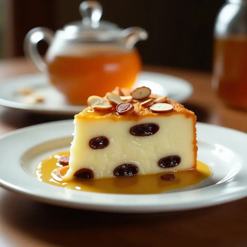 Sernik Polaco de Queso Fresco y Pasas: Pastel Frío Sin Horno y Sin Harina