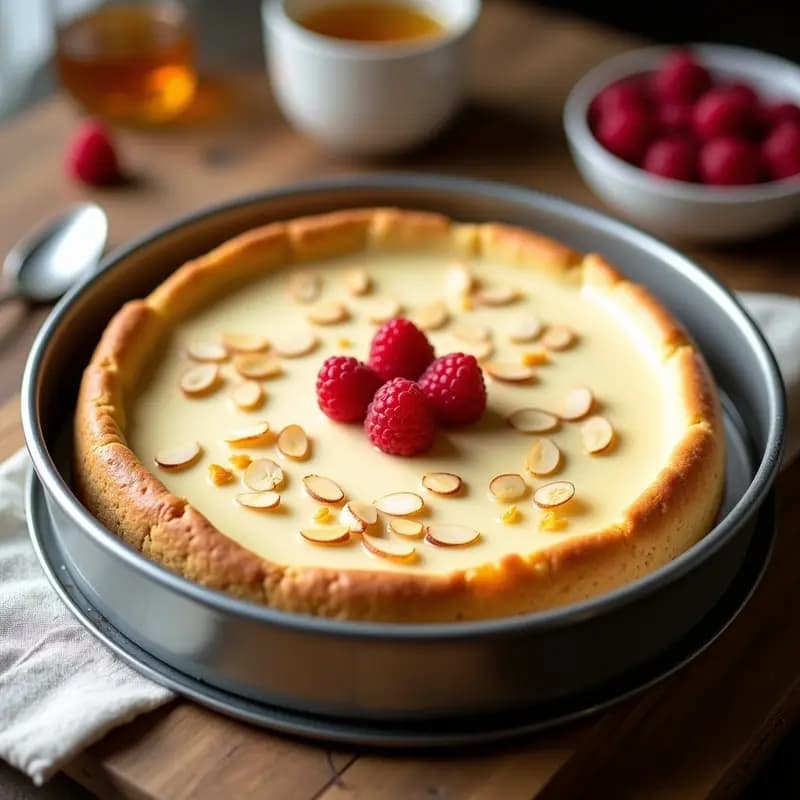 Sernik Polaco: Tarta de Requesón Sin Horno con Base de Galleta de Avena