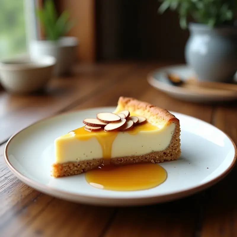 S Ernik de Queso de Cabra y Miel: Postre Polaco con Base de Galleta de Avena