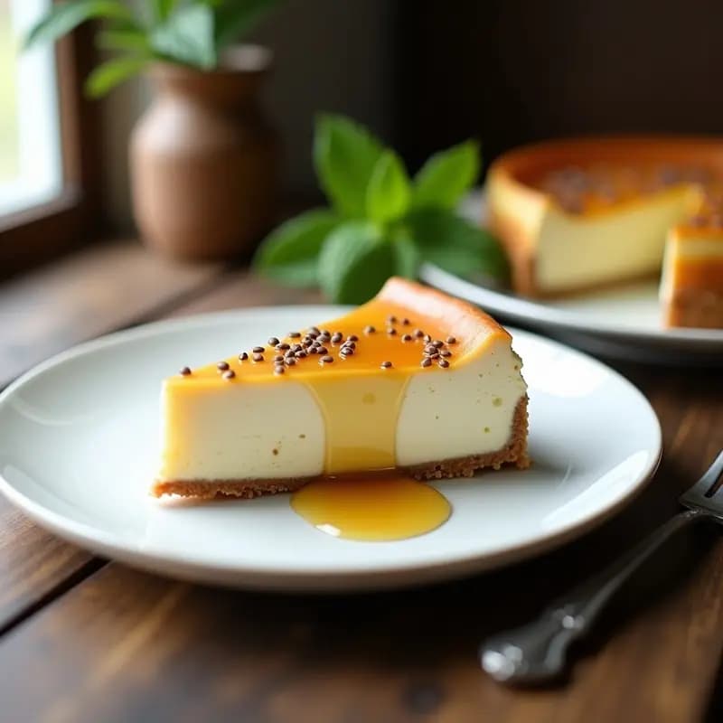 Sernik Polaco de Requesón y Vainilla: Pastel Tradicional Sin Harina y Alta en Proteína