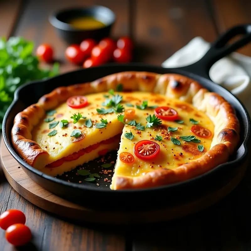 Sfmtit con Queso Halloumi y Tomates Secos: Pan Armenio Gourmet en Sartén