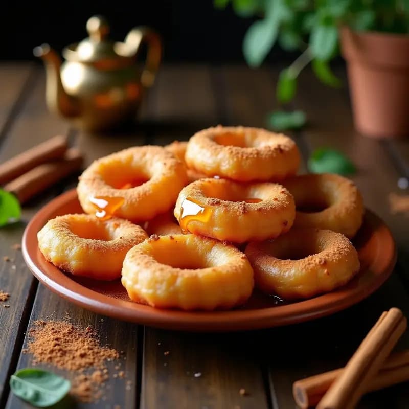 Sfnj Moroccan Donuts: Buñuelos Esponjosos con Miel y Canela