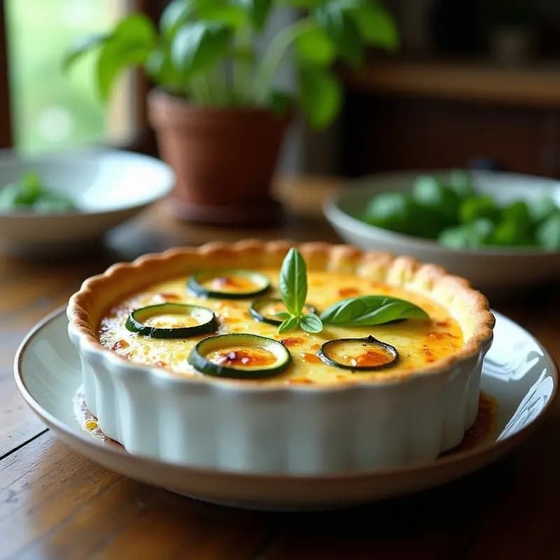 Sformato de Calabacín y Queso Ricotta: Entrante Italiano Esponjoso y Sin Gluten