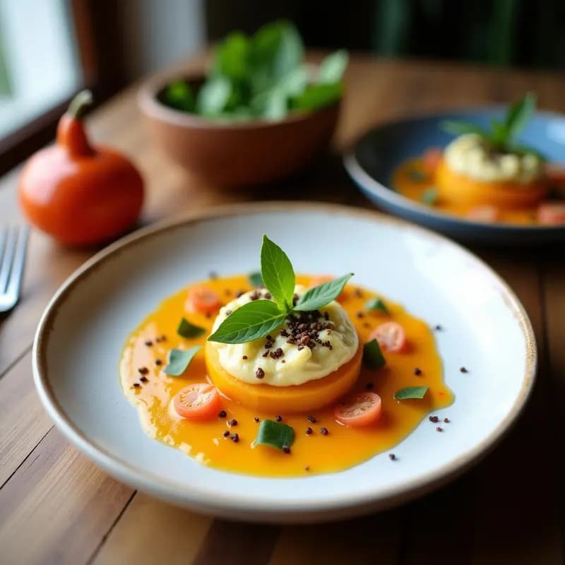 Sformato de Calabaza Butternut y Gorgonzola: Entrante Italiano sin Lactosa