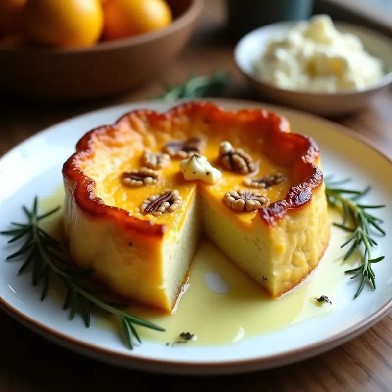 Sformato de Calabaza y Gorgonzola: Gratinado Italiano Sin Gluten en Airfryer