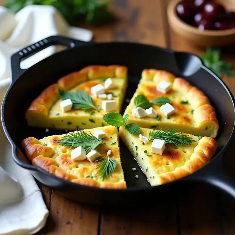 Sfougato de Calabacín y Queso Feta: Entrante Griego Sin Gluten en Sartén en 15 Minutos