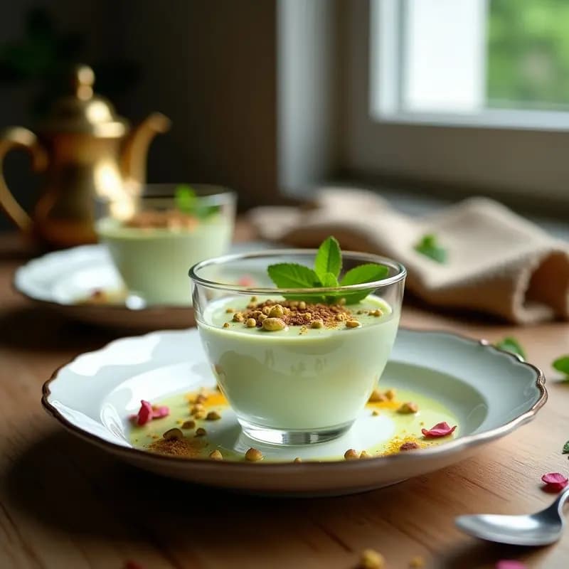 Shakriyeh Persa con Yogur y Espinacas: Postre Dulce-Salado Sin Horno