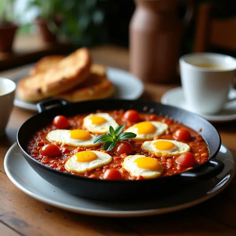 Shakshuka de Berenjenas y Queso de Cabra: Receta Tunecina Keto Sin Tomate