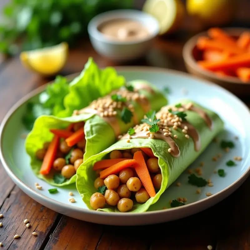 Shawarma de Garbanzos y Zanahoria: Receta Libanesa Crudivegana