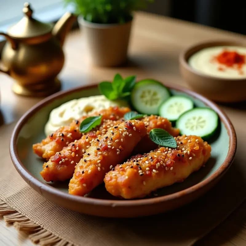 Beasted Shawarma de Pollo: Receta Libanesa con Especias y Tahini en Airfryer
