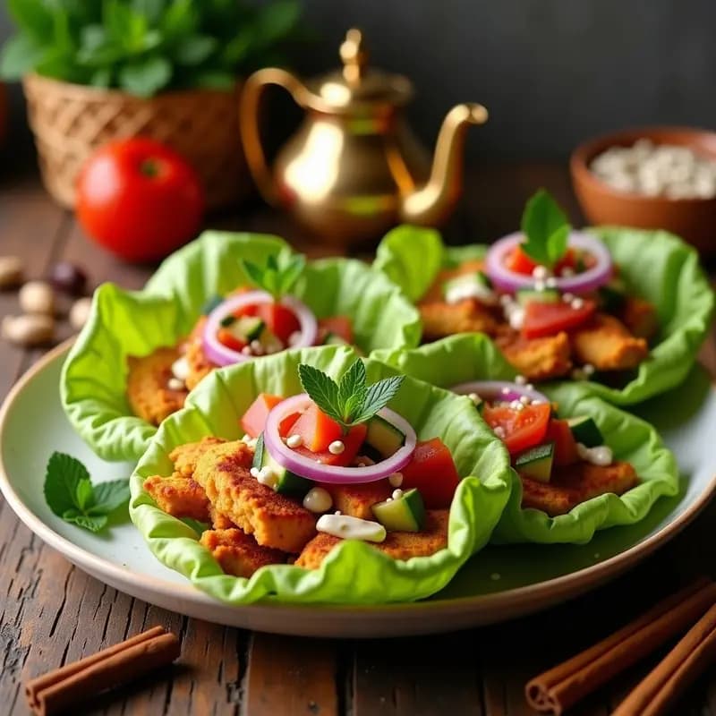 Shawarma de Pollo con Especias Árabes: Receta en Airfryer y Baja en Calorías