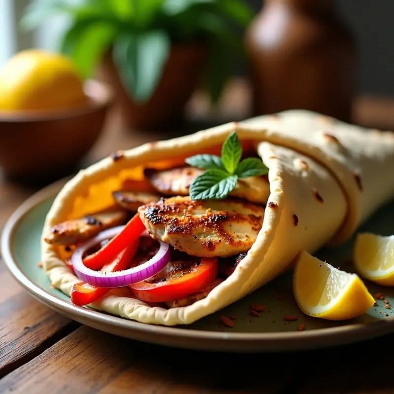 Shawarma de Pollo al Estilo de Jerusalén: Receta Israelí en Airfryer con Especias Zaatar
