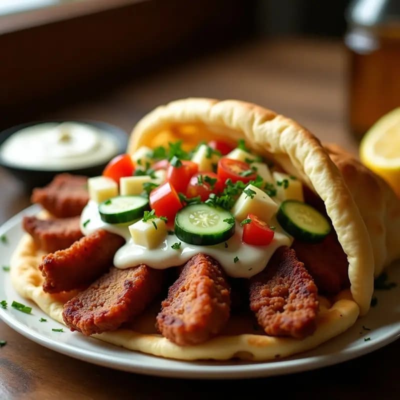 Shawarma de Ternera con Garlic Sauce: Receta Árabe en Airfryer con Toque Crujiente