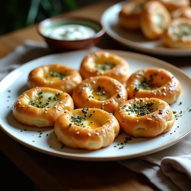 Smbusak de Queso y Zaatar: Aperitivo Iraquí Crujiente en Airfryer