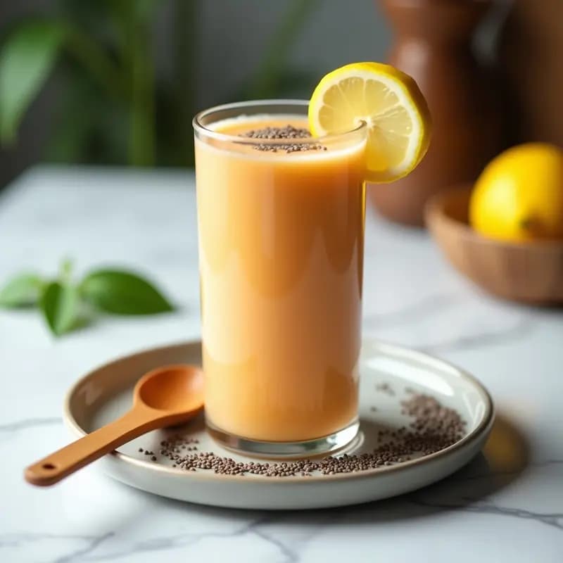 Smoothie de Acerola y Camu Camu con Semillas de Chía: Bebida Brasileña Superalcalina