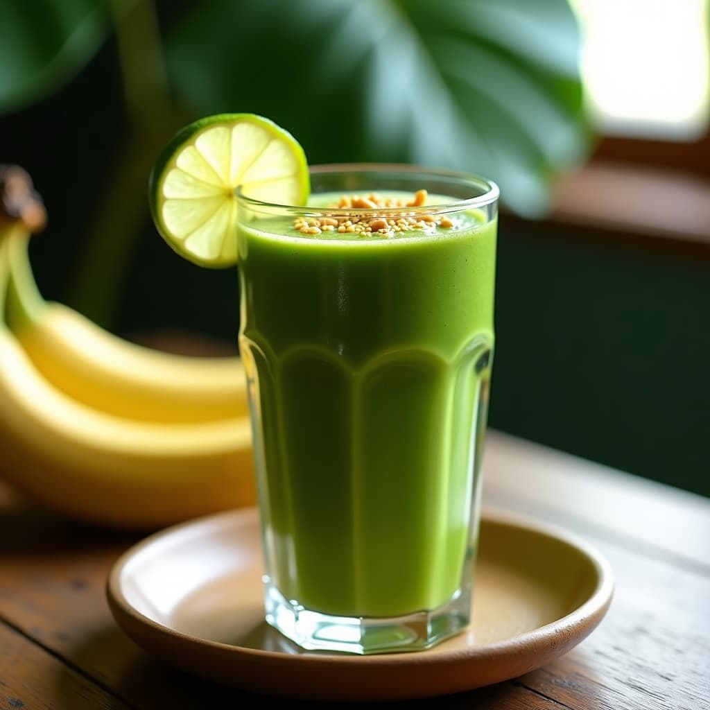 Smoothie de Acerola y Espirulina: Bebida Brasileña Alta en Vitamina C y Hierro