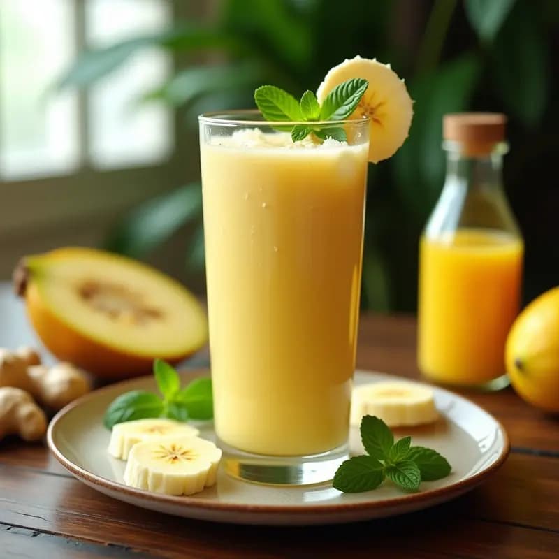 Smoothie de Acerola, Guanábana y Jengibre: Bebida Antioxidadante y tropical en 5 Minutos