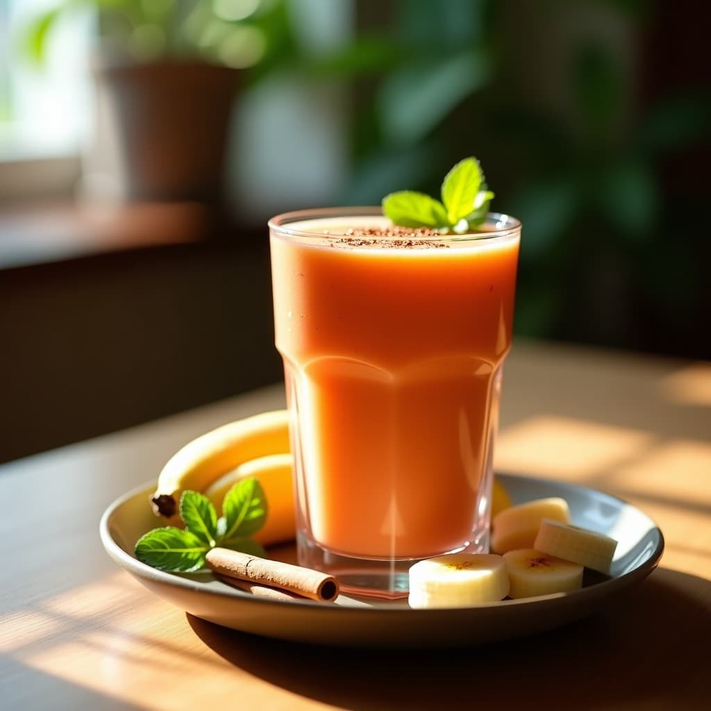 Smoothie de Acerola y Jengibre con Leche de Cajo: Bebida Brasileña Refuerza Inmunidad