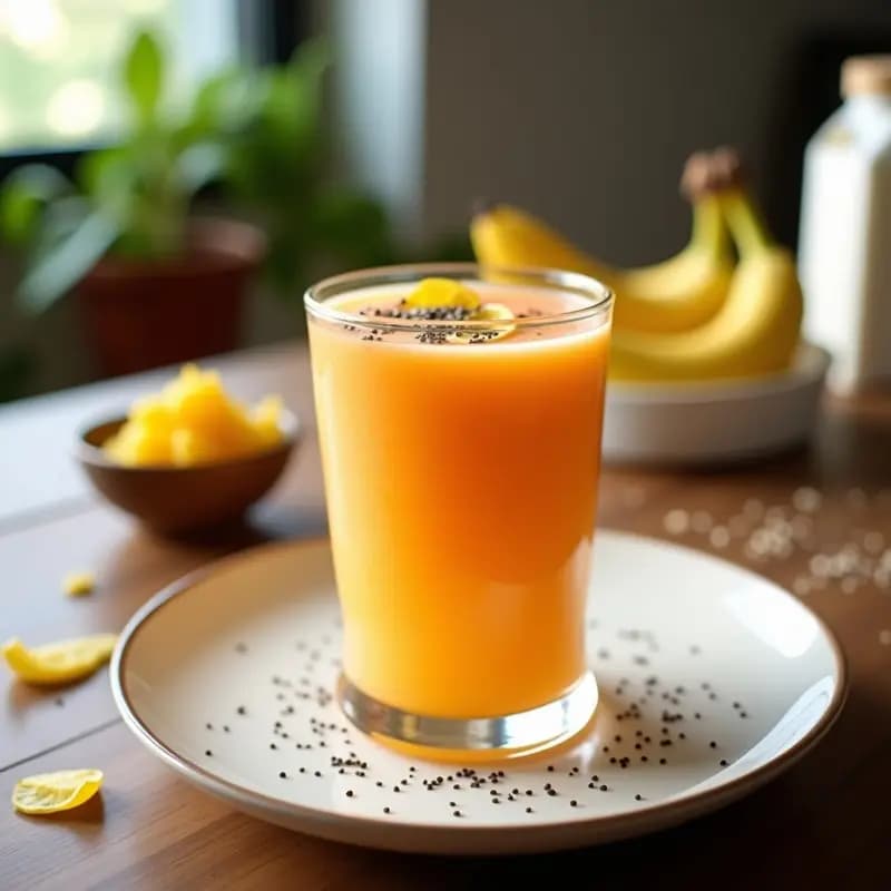 Smoothie de Acerola y Maracuyá con Leche de Almendras: Bebida Brasileña Detox