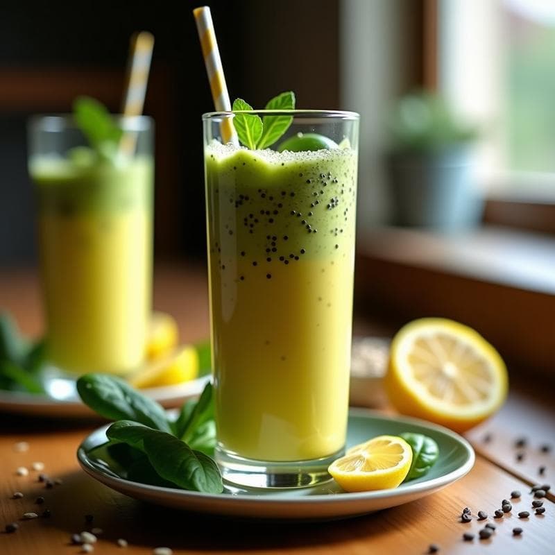 Smoothie de Aguaymanto y Espinaca con Leche de Avena: Bebida Peruana Antioxidante en 5 Minutos