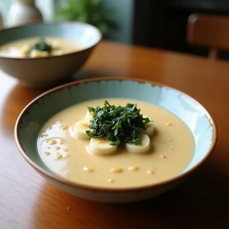 Smoothie de Algas Nori y Plátano con Jengibre: Bebida Detox Japonesa para Depurar