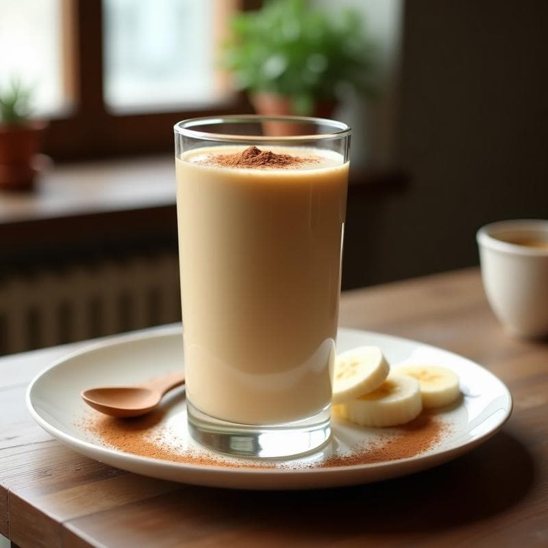 Smoothie de Avena y Café con Protein Powder: Desayuno Energético Alta en Proteína