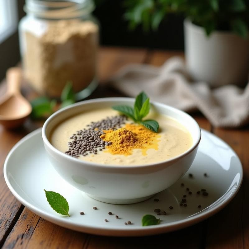 Smoothie de Avena Nocturna con Polvo de Baobab: Desayuno Africano Alto en Fibra y Proteína