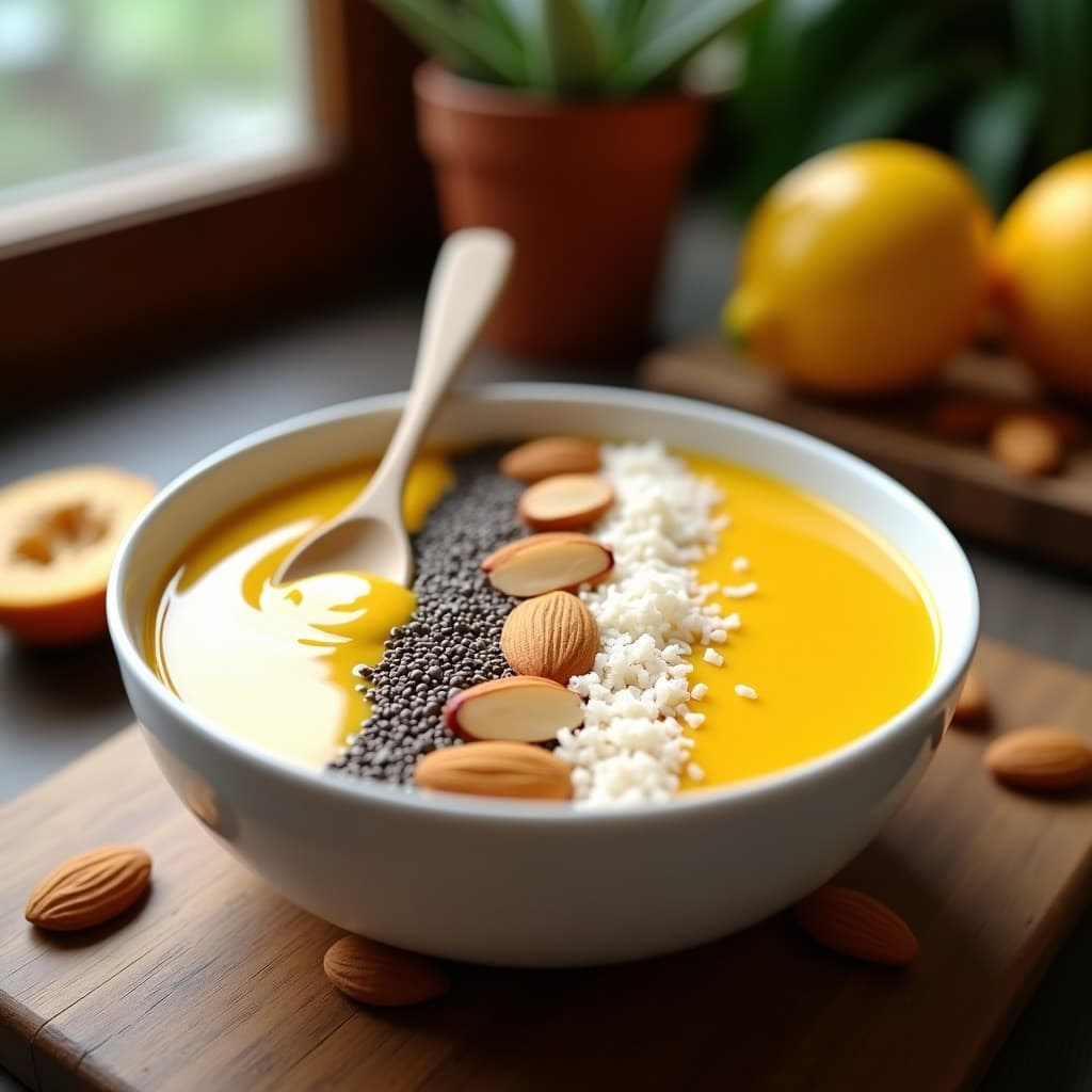 Smoothie Bowl de Acerola y Maracuyá: Desayuno Brasileño Antioxidante y Sin Lácteos