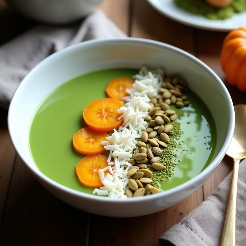 Smoothie Bowl de Matcha y Chirivía Asada: Desayuno Keto con Superalimentos