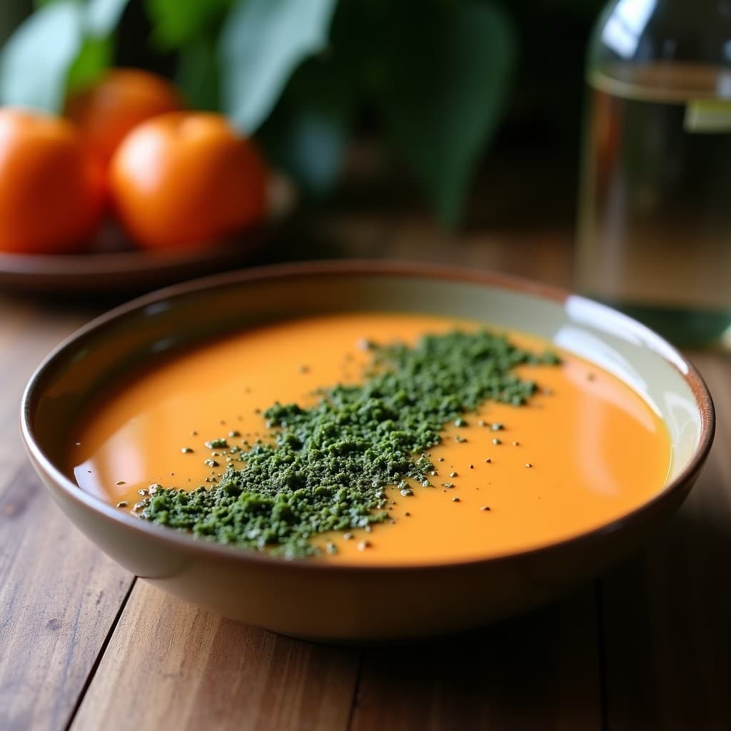 Smoothie Bowl de Papaya y Semillas de Calabaza: Desayuno Depurativo con Espirulina