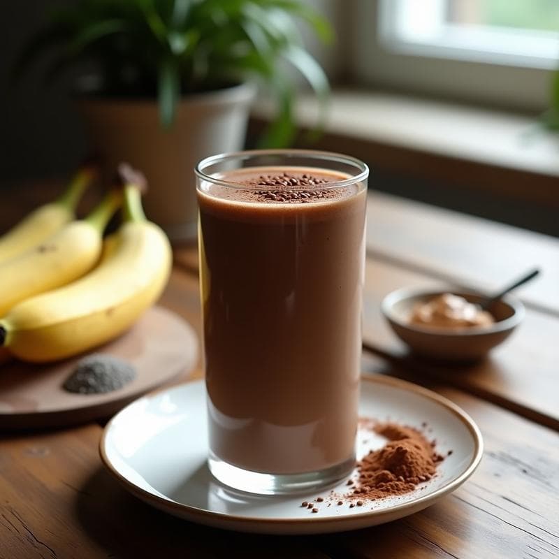 Smoothie de cacao y alpiste: Bebida Energética y Alta en Proteína para Deportistas